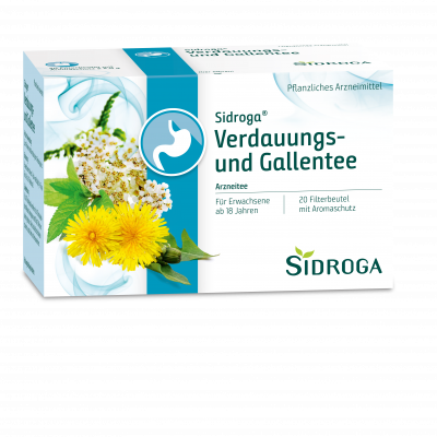 Sidroga Verdauungs- und Gallentee Packshot (300 dpi)
