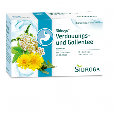 Sidroga Verdauungs- und Gallentee Packshot (72 dpi)